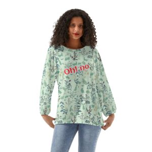 Women’s Long-Sleeve Chiffon Blouse