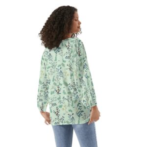 Women’s Long-Sleeve Chiffon Blouse