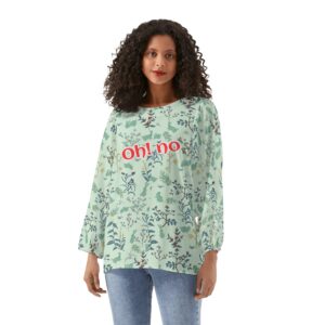 Women’s Long-Sleeve Chiffon Blouse