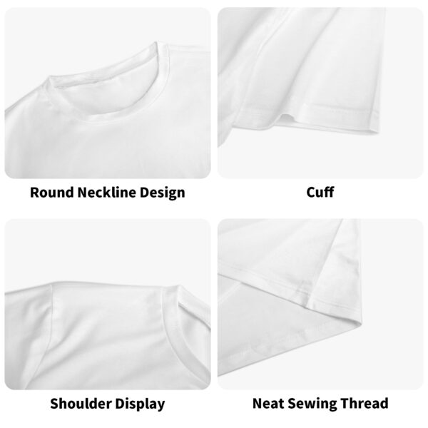 Unisex All-Over Print Adult Short Sleeve Tshirt - Image 4