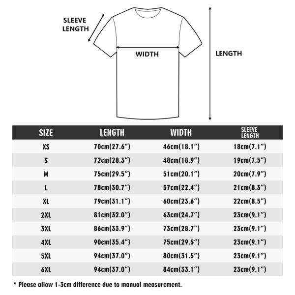 Unisex All-Over Print Adult Short Sleeve Tshirt - Image 5